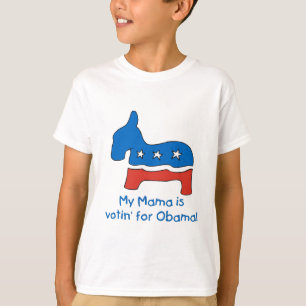 Meine Mama ist Votin' für Obamas T-Shirts Kid