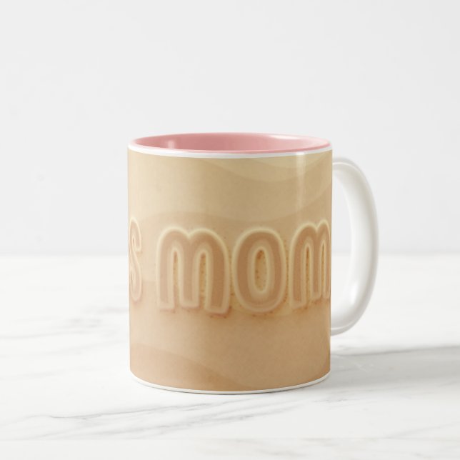 Meine MAMA ist wie ein BOSS Zweifarbige Tasse (VorderseiteRechts)
