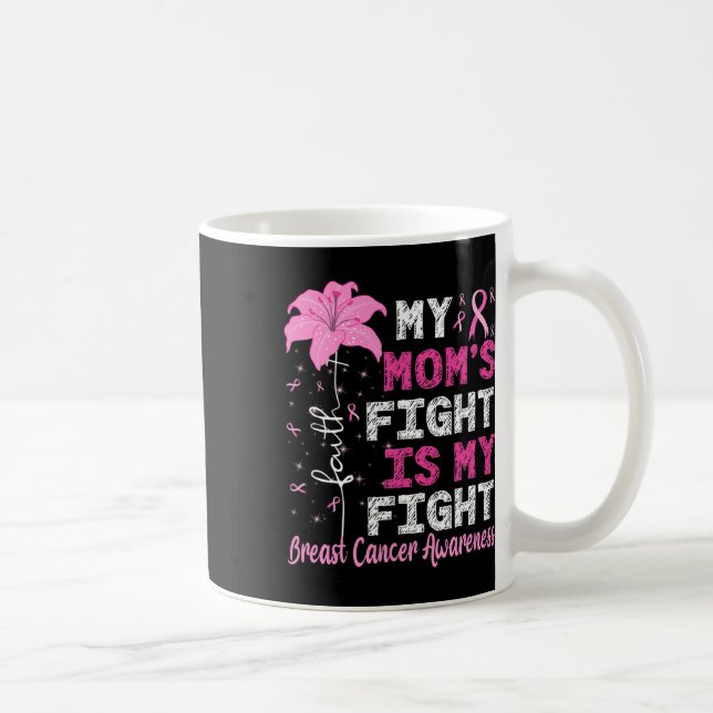 Meine Mama kämpft gegen Brustkrebs Kaffeetasse (Rechts)