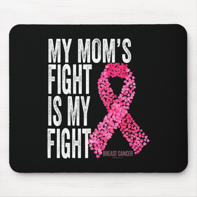 Meine Mama kämpft gegen Brustkrebs Mousepad (Vorne)