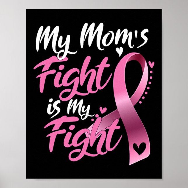 Meine Mama kämpft gegen Brustkrebs Poster (Vorne)