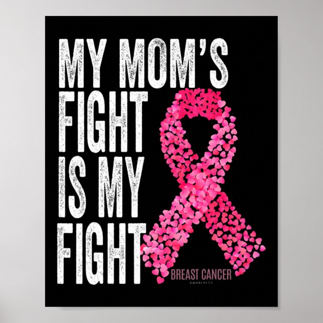 Meine Mama kämpft gegen Brustkrebs Poster (Vorne)
