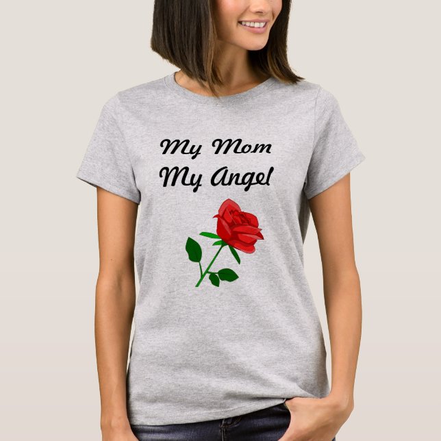 Meine Mama mein Engel T-Shirt (Vorderseite)