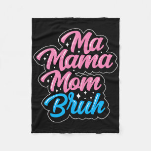 Meine Mama Mom Bruh Muttertag Oma Familie Mutti Fleecedecke