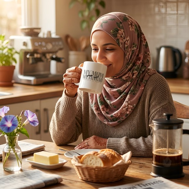 MEINE MAMA MY JANNAH Personalisiertes Geschenk für Kaffeetasse (Von Creator hochgeladen)