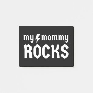 Meine Mama Rocks Post-it Klebezettel