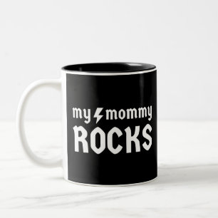 Meine Mama Rocks Zweifarbige Tasse