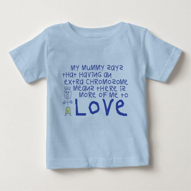 Meine Mama sagt Baby T-shirt (Vorderseite)