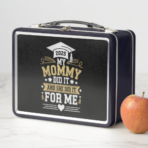 Meine Mama tat es und sie machte es für mich Mama  Metall Brotdose