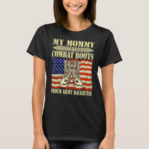 Meine Mama trägt Kampfstiefel für militärische Sto T-Shirt