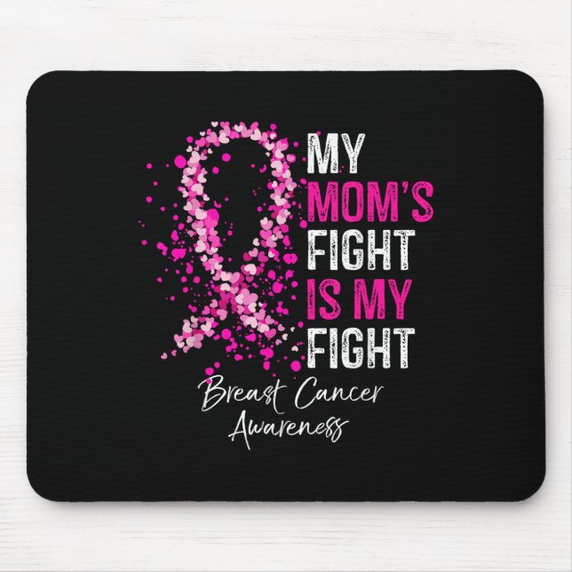 Meine Mamas kämpfen gegen Brustkrebs Mousepad (Vorne)