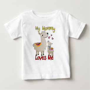 Meine Mami-Lieben Ich Llama Baby T-shirt