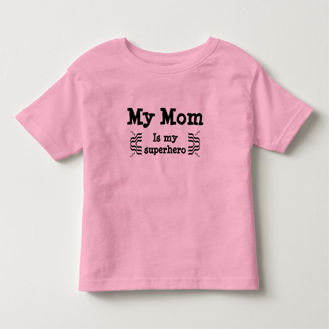 Meine Mamma ist mein Superheld Kleinkind T-shirt (Vorderseite)