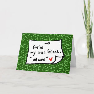 meine Mamma, mein bester Freund Karte