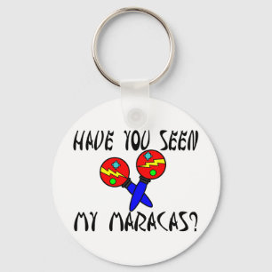 Meine Maracas sehen Schlüsselanhänger