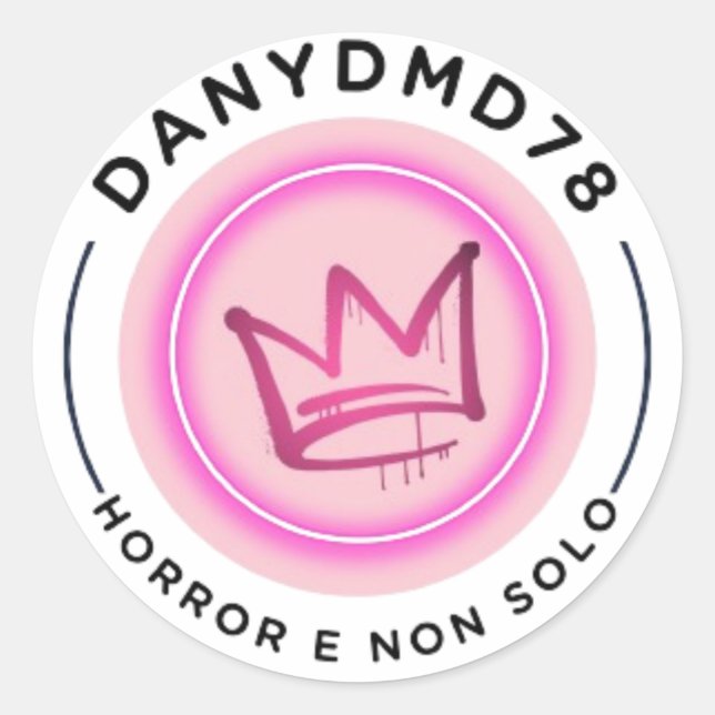 Meine Marke Runder Aufkleber (Vorderseite)