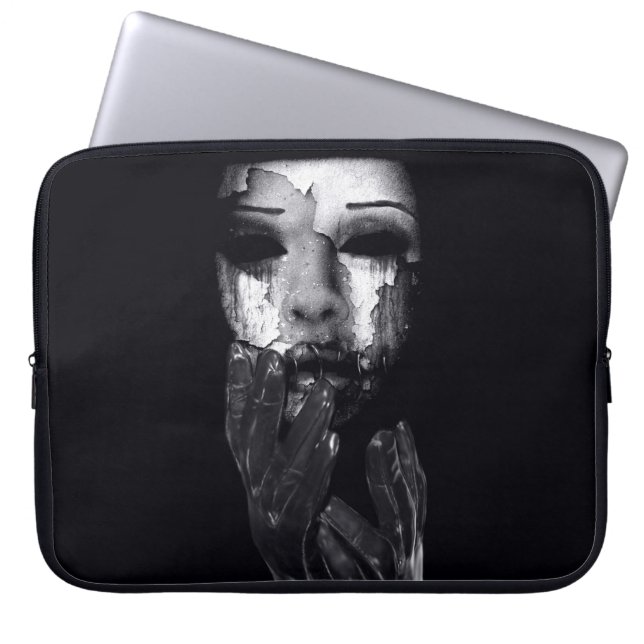 Meine Maske Laptopschutzhülle (Vorderseite)