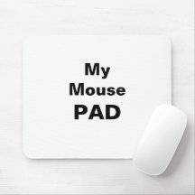 Meine Maus Pad Typografie