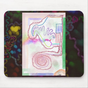 Meine Meinung - Impressionistische Kunst-Mauspad Mousepad