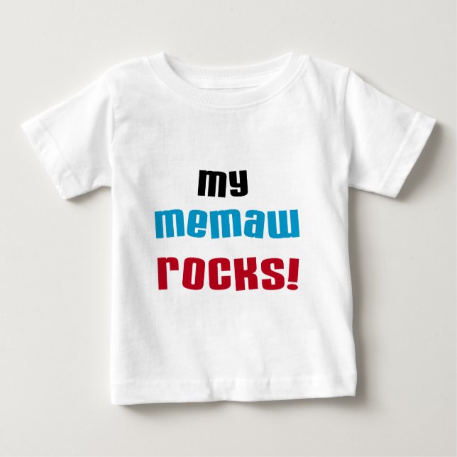 Meine Memaw Rocks T - Shirt und Geschenke (Vorderseite)