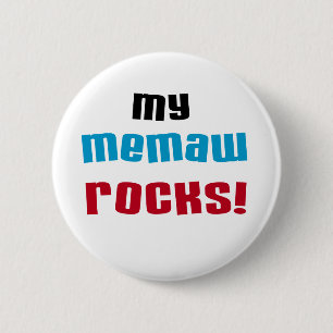 Meine Memaw Rocks T - Shirt und Geschenke Button