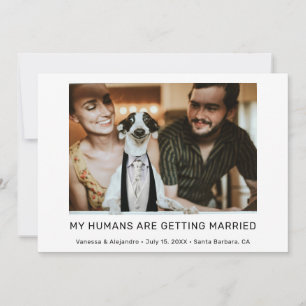 Meine Menschen heiraten Foto-Einladung zur Verlobu Einladung