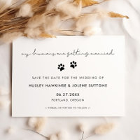 Meine Menschen heiraten Minimalistische Hundekuche