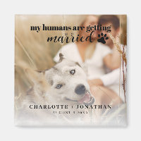 Meine Menschen heiraten Save the Date Hund