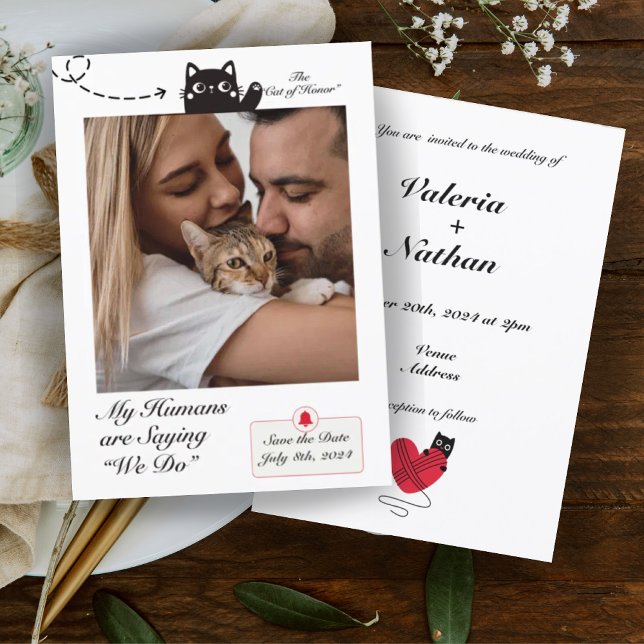 Meine Menschen sind Sprichwort, das wir Katzenjamm Einladung (Von Creator hochgeladen)