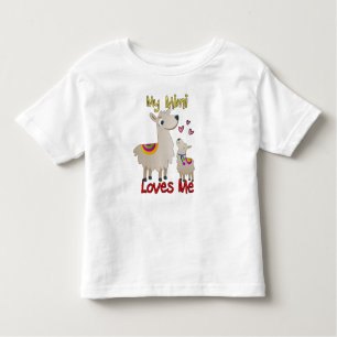 Meine Mimi-Lieben Ich Llama Kleinkind T-shirt