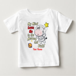 Meine Mimi Lieben mein Kuhastronaut Baby T-shirt