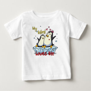 Meine Mimi Lieben Min Penguin Baby T-shirt