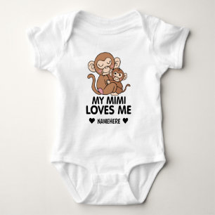 Meine Mimi liebt mich Baby Strampler