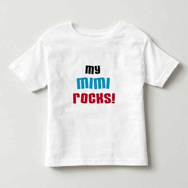 Meine Mimi Rocks T - Shirt und Geschenke (Vorderseite)