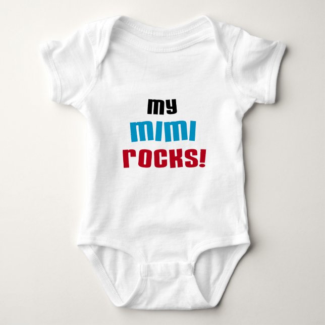 Meine Mimi Rocks T - Shirt und Geschenke (Vorderseite)