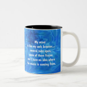 Meine Mind-Coffee-Tasse Zweifarbige Tasse