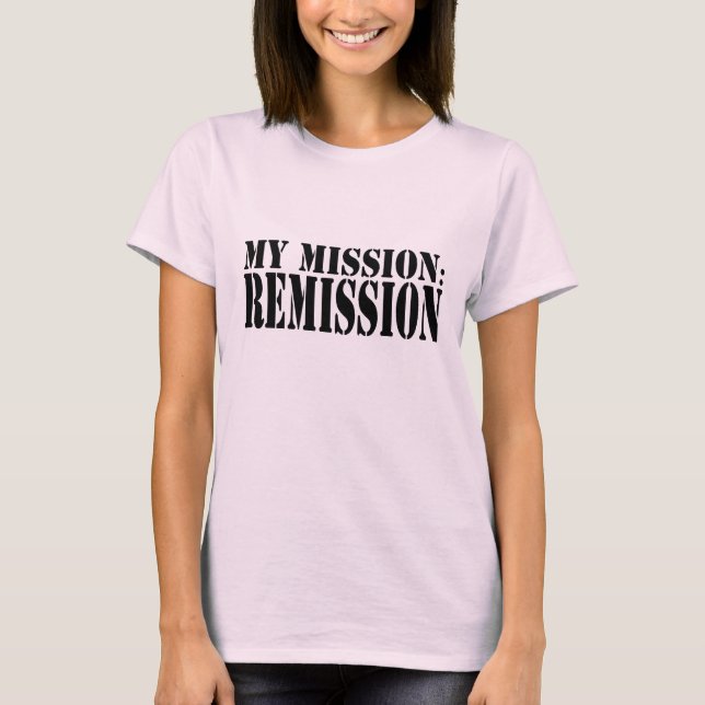 MEINE MISSION: REMISSION Ladys Long Sleeve (Angepa T-Shirt (Vorderseite)