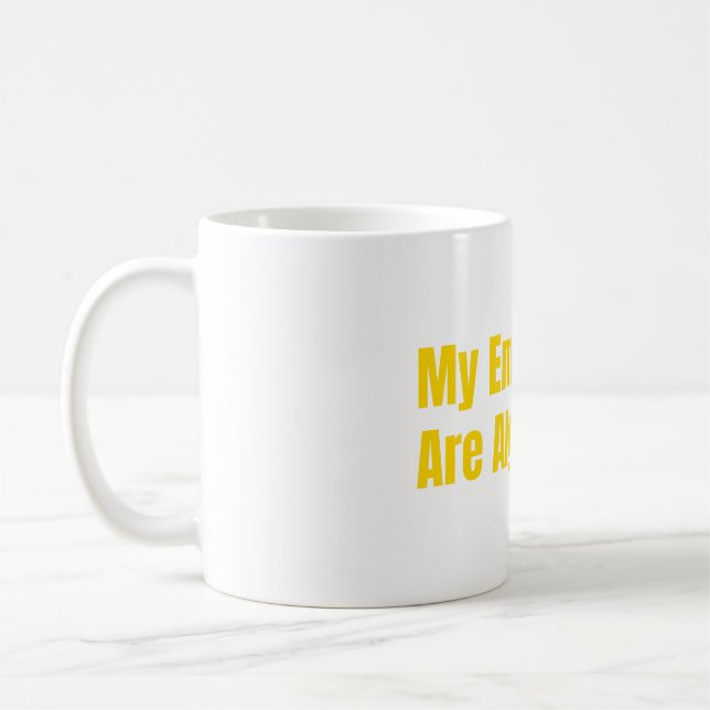 Meine Mitarbeiter sind Algorithmen AI Unternehmer Kaffeetasse (Links)