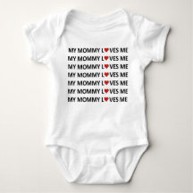 MEINE MOMMEY LIEBEN ME - RED HEART Baby Bodysuit 