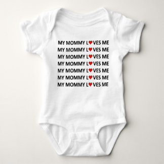 MEINE MOMMEY LIEBEN ME - RED HEART Baby Bodysuit Strampler