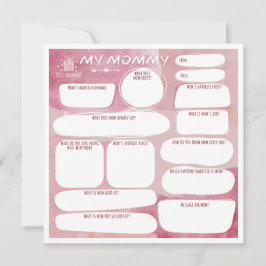 Meine mommy_personalisiert Grußkarte Dankeskarte