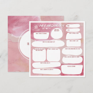 Meine mommy_personalisiert Grußkarte Dankeskarte