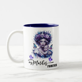 MEINE MUTTER FÜR DEN WEG /Muttertag Zweifarbige Tasse