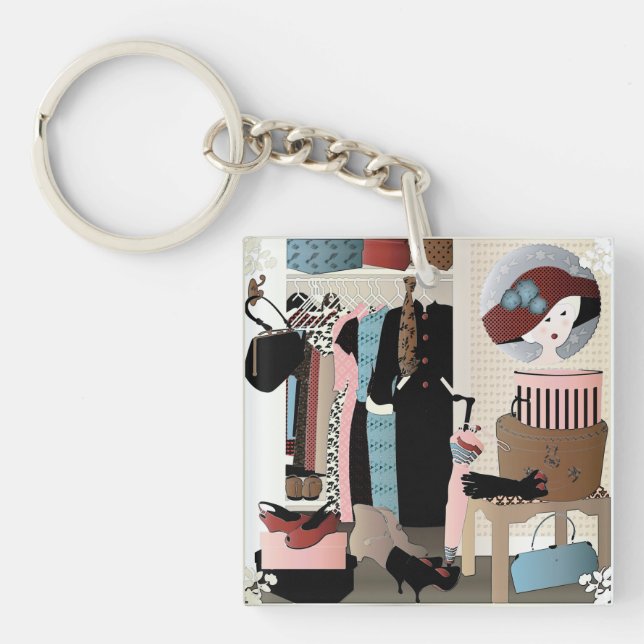 Meine Mutter hat die Kappe Schlüsselanhänger (Vorderseite)