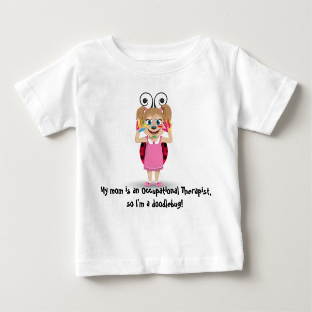Meine Mutter ist ein langjähriger berufstherapeuti Baby T-shirt (Vorderseite)