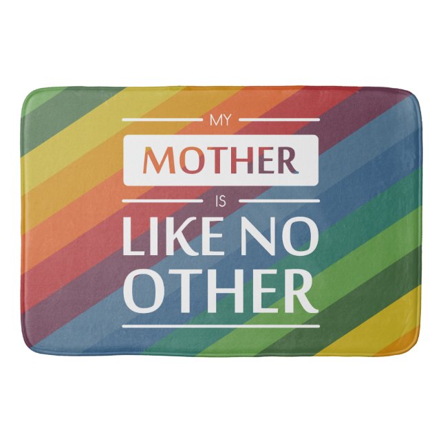 Meine Mutter ist wie keine andere Badematte (Vorderseite)