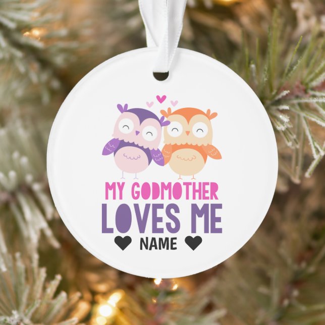 Meine Mutter Liebe Ich - Eule Ornament (Baum)