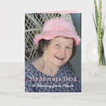 Meine Mutter liebt die Fotokarte für den Muttertag