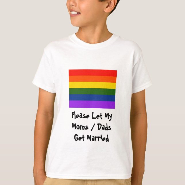 Meine Mütter werden verheiratet T-Shirt (Vorderseite)