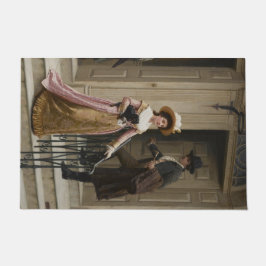 Meine Nachbarin nebenan (Flirting Couple) (Schönhe Fußmatte